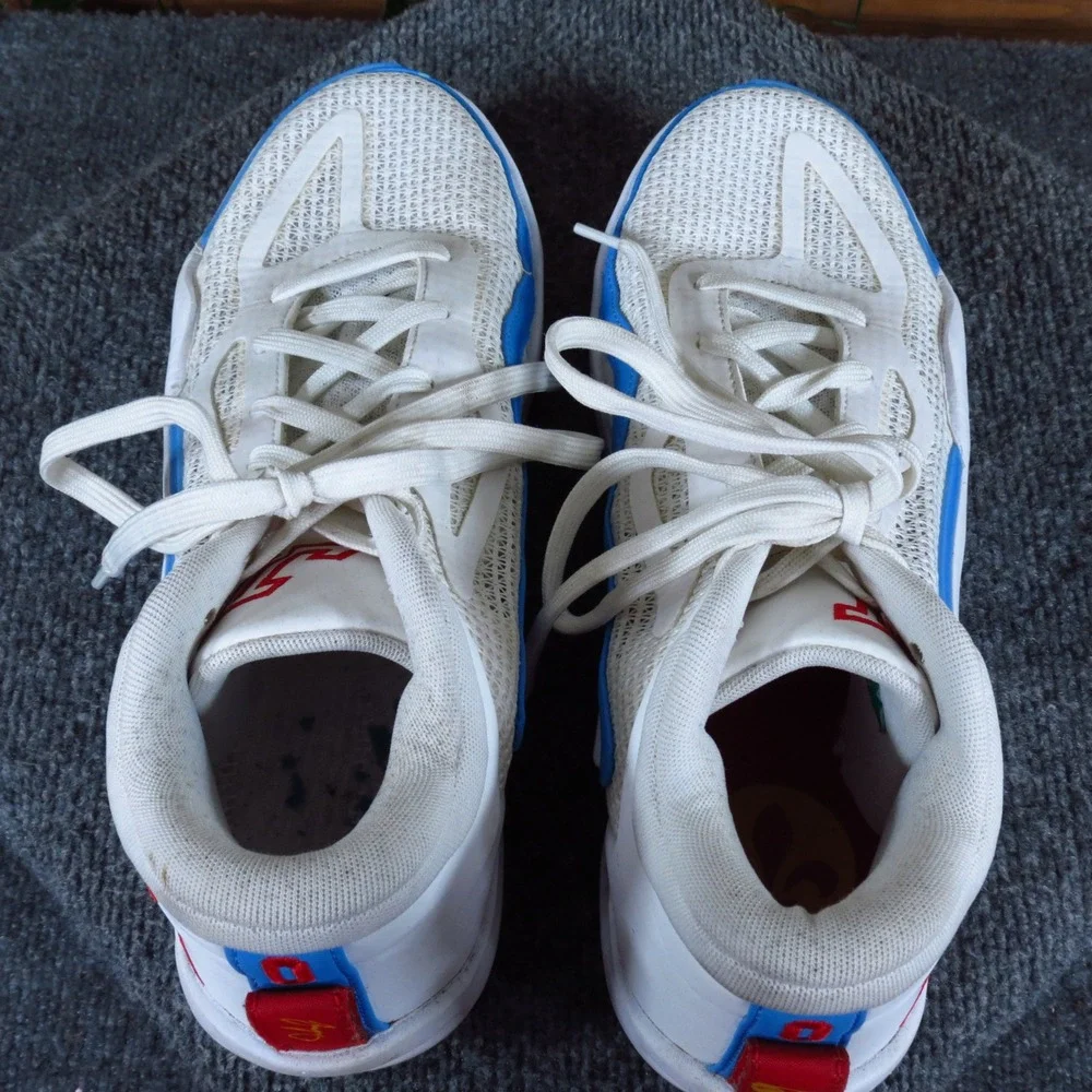 Jordan Tatum 1 St. Louis Mens Basketball Shoes Size 10 Athletic White Blue Red